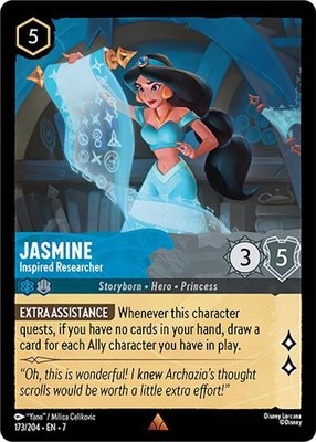 Jasmine - Inspired Researcher, Archazia's Island