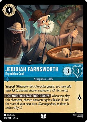 Jebidiah Farnsworth - Expedition Cook, Archazia's Island