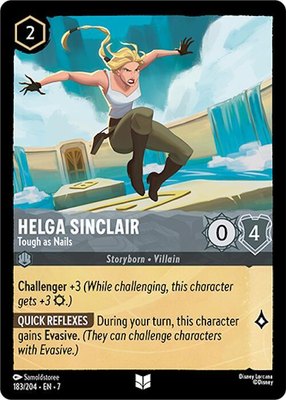 Helga Sinclair - Tough as Nails, Archazia's Island