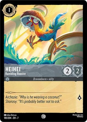 Heihei - Rambling Rooster, Archazia's Island
