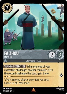 Fa Zhou - War Hero, Archazia's Island