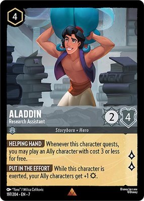 Aladdin - Research Assistant, Archazia's Island