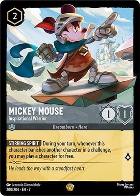 Mickey Mouse - Inspirational Warrior, Archazia's Island