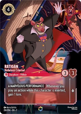 Ratigan - Nefarious Criminal (Enchanted), Archazia's Island