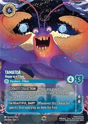 Tamatoa - Happy as a Clam (Enchanted), Archazia's Island