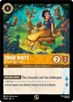 Snow White - Fairest in the Land, Disney Lorcana Promo Cards