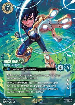 Hiro Hamada - Armor Designer (Store Championship), Disney Lorcana Promo Cards