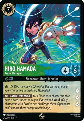 Hiro Hamada - Armor Designer (Store Championship Participant), Disney Lorcana Promo Cards