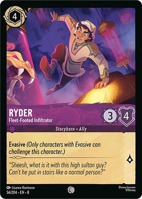 Ryder - Fleet-Footed Infiltrator, Reign of Jafar