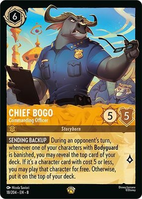 Chief Bogo- Commanding Officer, Reign of Jafar