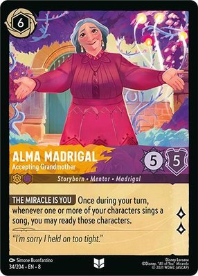 Alma Madrigal - Accepting Grandmother, Reign of Jafar