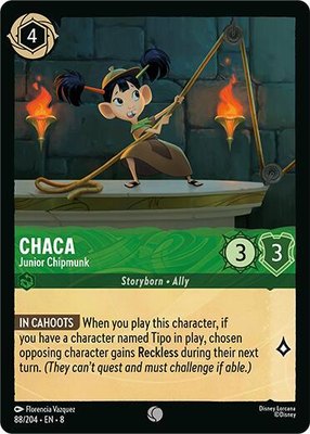 Chaca - Junior Chipmunk, Reign of Jafar