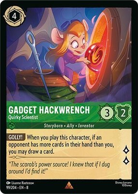 Gadget Hackwrench - Quirky Scientist, Reign of Jafar