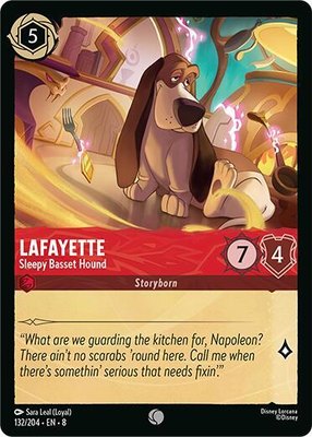 Lafayette - Sleepy Basset Hound, Reign of Jafar