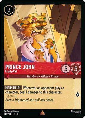 Prince John - Fraidy-Cat, Reign of Jafar