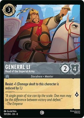 General Li - Head of the Imperial Army, Reign of Jafar