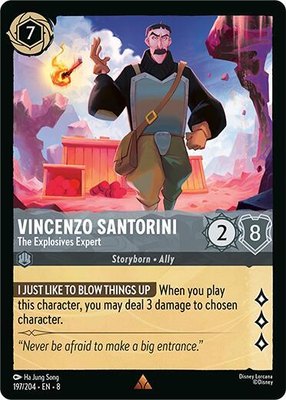 Vincenzo Santorini - The Explosives Expert, Reign of Jafar