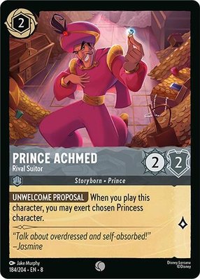 Prince Achmed - Rival Suitor, Reign of Jafar