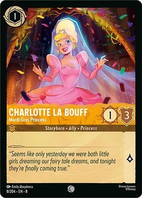 Charlotte La Bouff - Mardi Gras Princess, Reign of Jafar