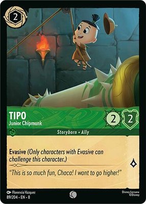 Tipo - Junior Chipmunk, Reign of Jafar