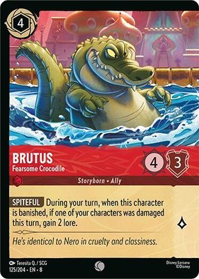 Brutus - Fearsome Crocodile (Foil), Reign of Jafar