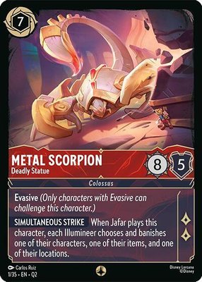 Metal Scorpion - Deadly Statue, Illumineer's Quest: Palace Heist
