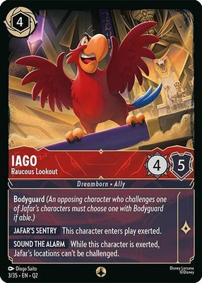 Iago - Raucous Lookout, Illumineer's Quest: Palace Heist