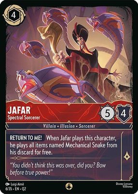 Jafar - Spectral Sorcerer, Illumineer's Quest: Palace Heist
