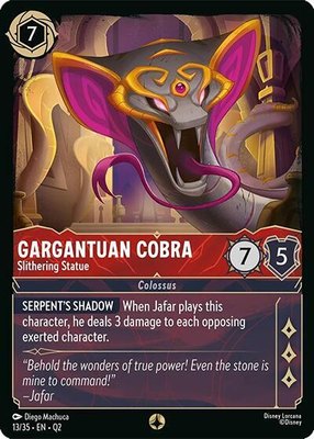Gargantuan Cobra - Slithering Statue, Illumineer's Quest: Palace Heist