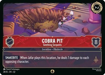 Cobra Pit - Seething Serpents, Illumineer's Quest: Palace Heist
