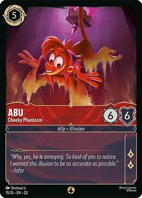 Abu - Cheeky Phantasm, Illumineer's Quest: Palace Heist