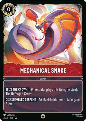 Mechanical Snake, Illumineer's Quest: Palace Heist