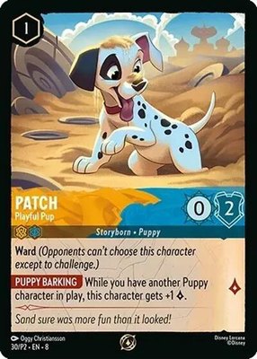Patch - Playful Pup, Disney Lorcana Promo Cards