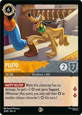Pluto - Tried and True, Disney Lorcana Promo Cards