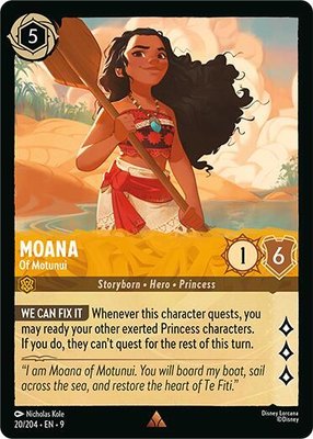 Moana - Of Motunui, Fabled
