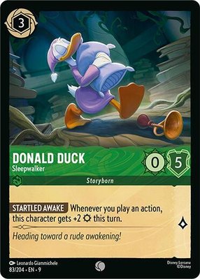Donald Duck - Sleepwalker, Fabled