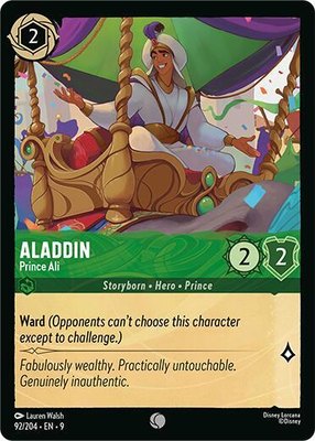 Aladdin - Prince Ali, Fabled