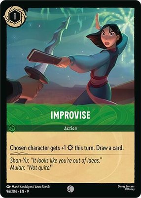 Improvise, Fabled