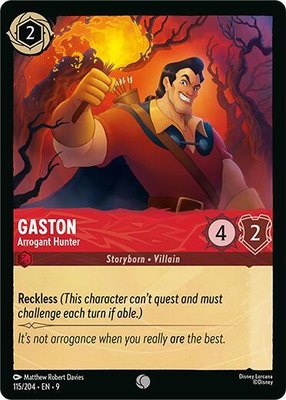 Gaston - Arrogant Hunter, Fabled