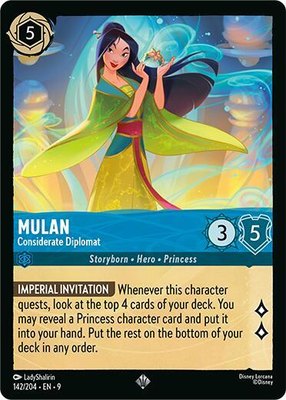 Mulan - Considerate Diplomat, Fabled