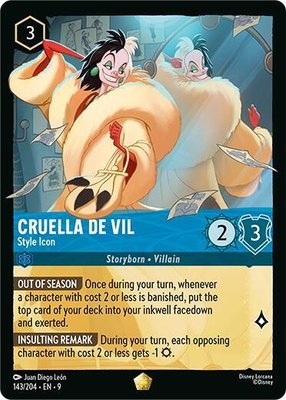 Cruella De Vil - Style Icon, Fabled
