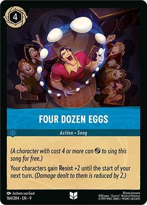 Four Dozen Eggs, Fabled