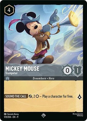 Mickey Mouse - Trumpeter, Fabled