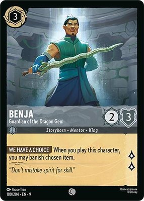 Benja - Guardian of the Dragon Gem, Fabled
