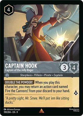 Captain Hook - Captain of the Jolly Roger, Fabled