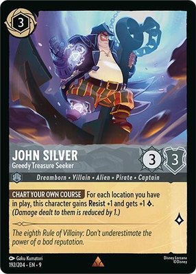 John Silver - Greedy Treasure Seeker, Fabled