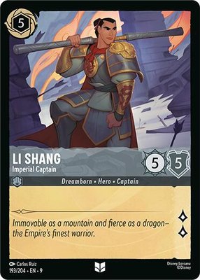 Li Shang - Imperial Captain, Fabled