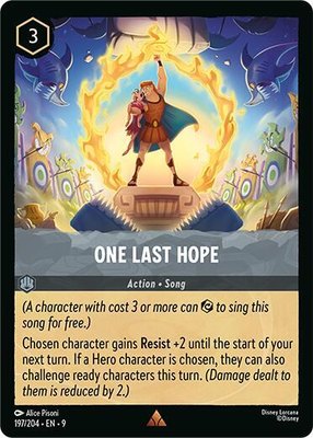 One Last Hope, Fabled