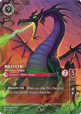 Maleficent - Monstrous Dragon (Store Championship), Disney Lorcana Promo Cards