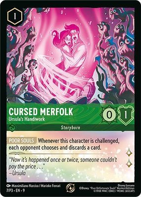 Cursed Merfolk - Ursula's Handiwork, Disney Lorcana Promo Cards